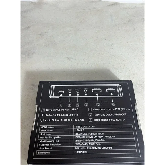 Glomtheia Cc100 Video Capture Card - Picture 2 of 3